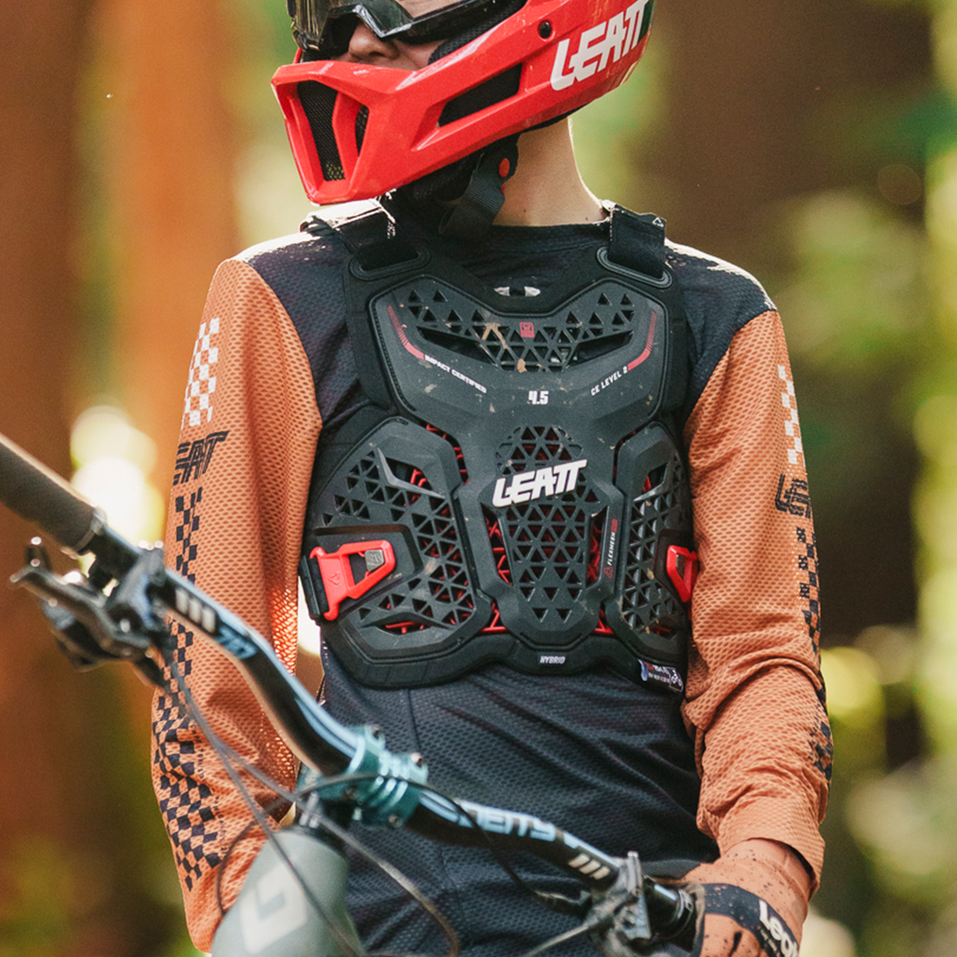 Leatt Chest Protector 4.5 Hybrid - Junior Black 4